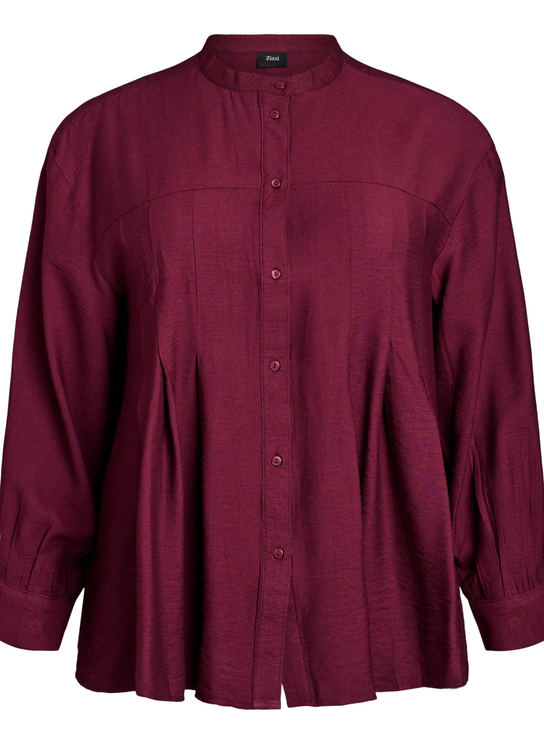 Bluse aus Viskose mit A-Linie