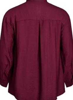 Bluse aus Viskose mit A-Linie