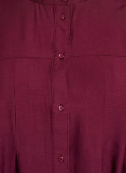 Bluse aus Viskose mit A-Linie