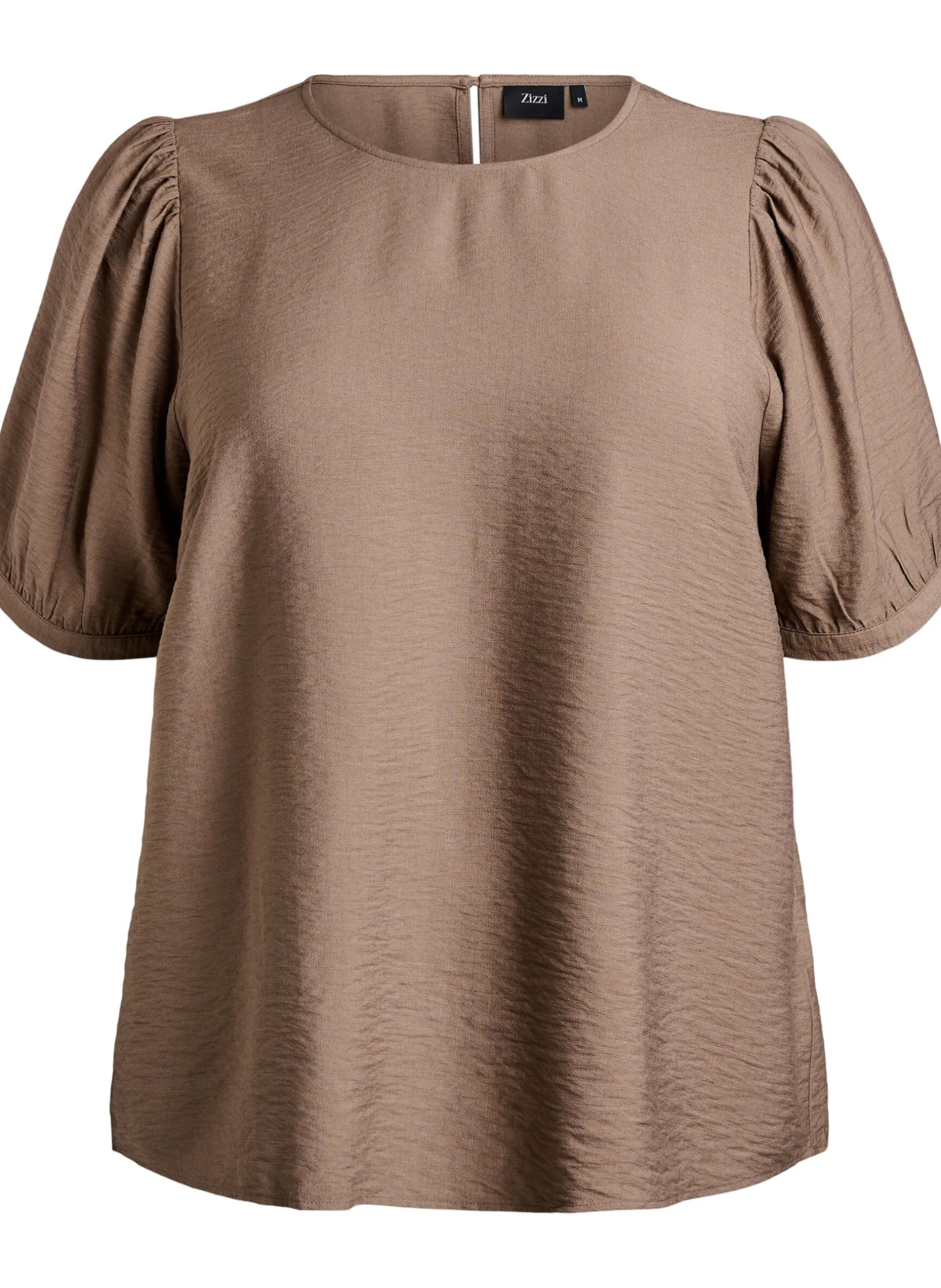 Bluse aus Viskose mit halben Ärmeln