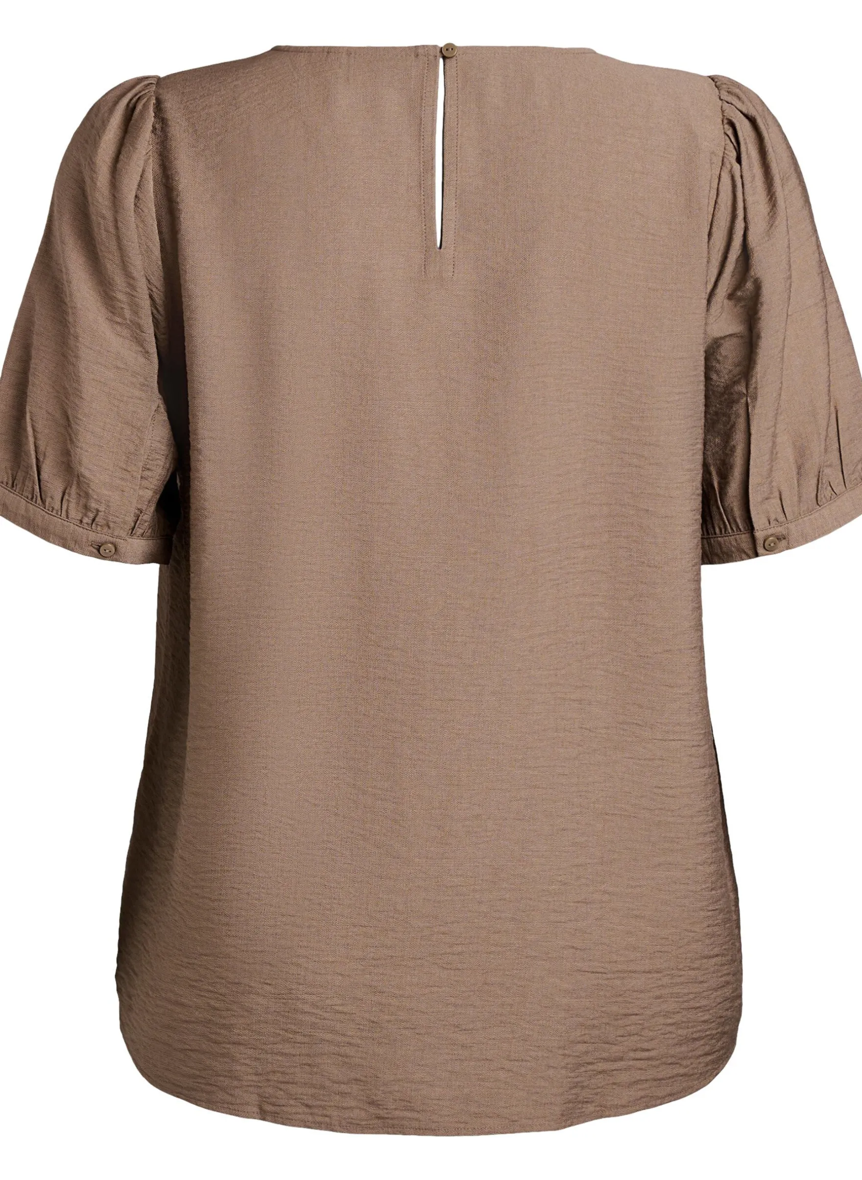 Bluse aus Viskose mit halben Ärmeln