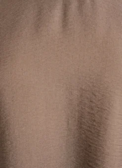 Bluse aus Viskose mit halben Ärmeln