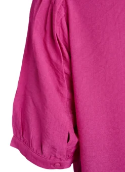 Bluse aus Viskose mit halben Ärmeln