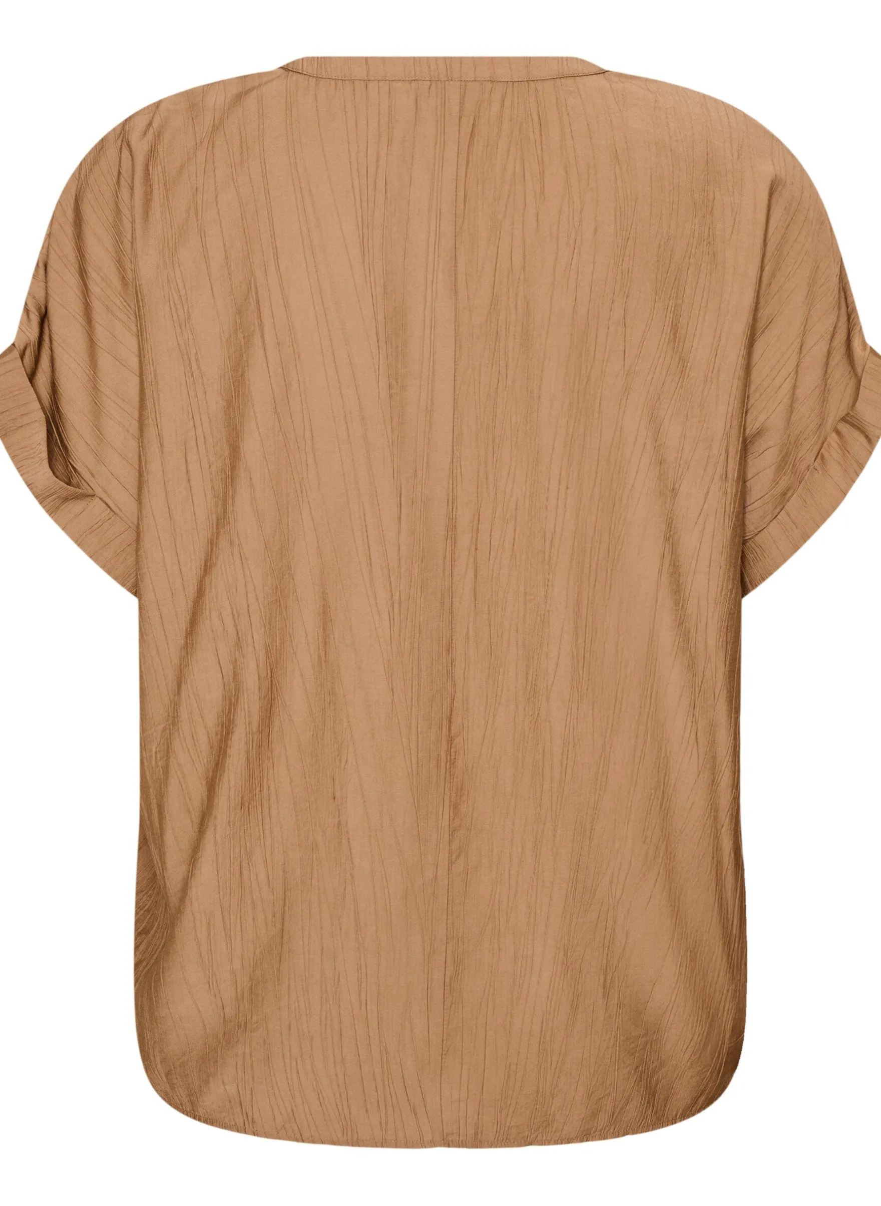 Bluse aus Viskose mit Knöpfen und Struktur