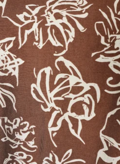 Bluse aus Viskose mit V-Ausschnitt