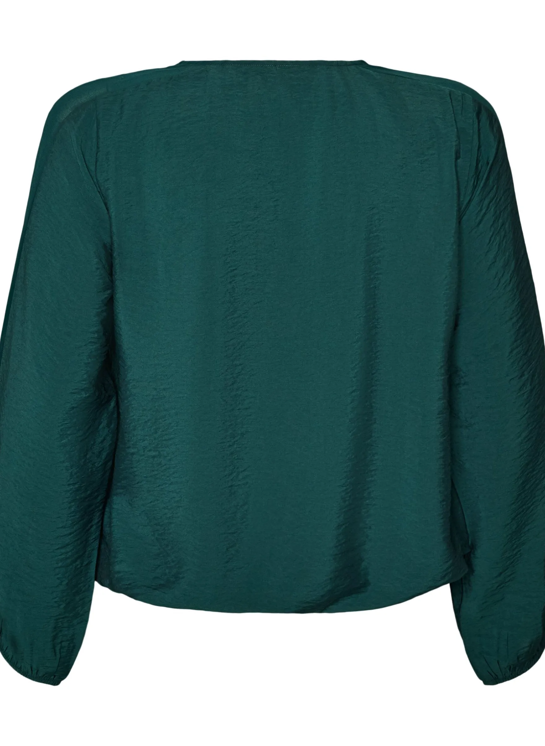Bluse mit Balloneffekt und Chiffondetails