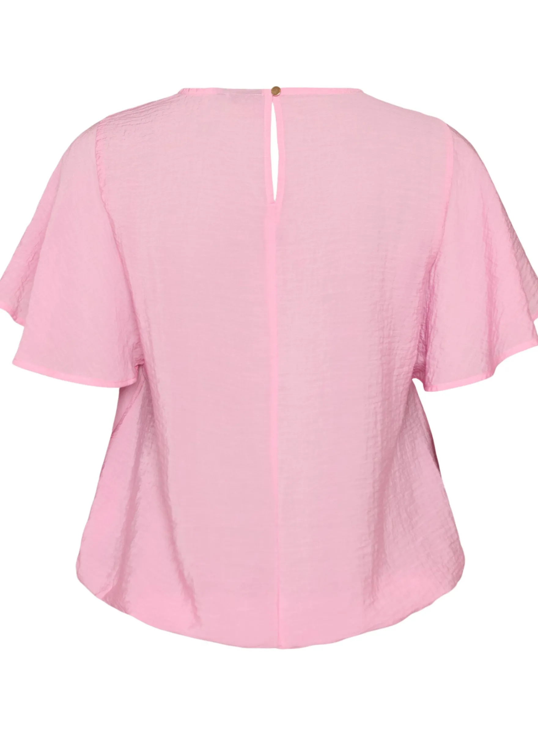 Bluse mit Ballonform und Flügelärmeln