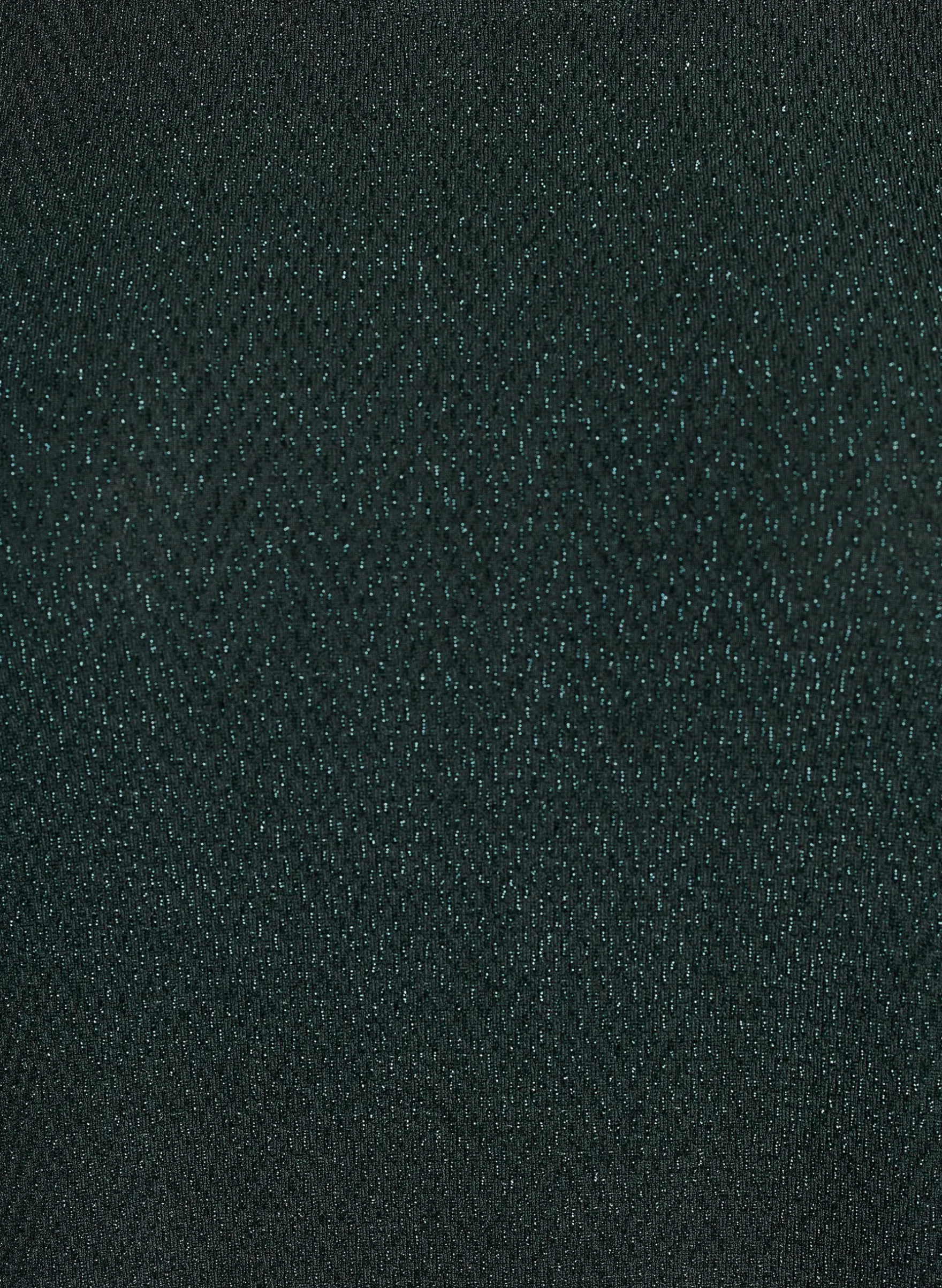 Bluse mit Fischgrätenmuster und Glitzerfaden