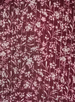 Bluse mit geblümtem Print und Glitzerfaden