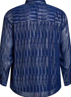 Bluse mit glitzerndem Muster
