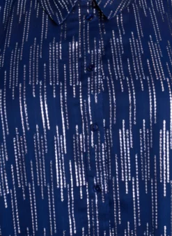 Bluse mit glitzerndem Muster