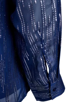 Bluse mit glitzerndem Muster