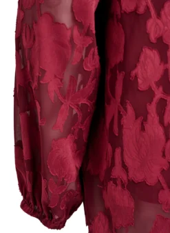 Bluse mit Knöpfen und Blumenmuster