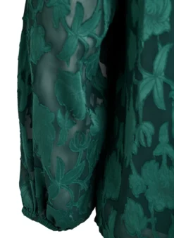 Bluse mit Knöpfen und Blumenmuster