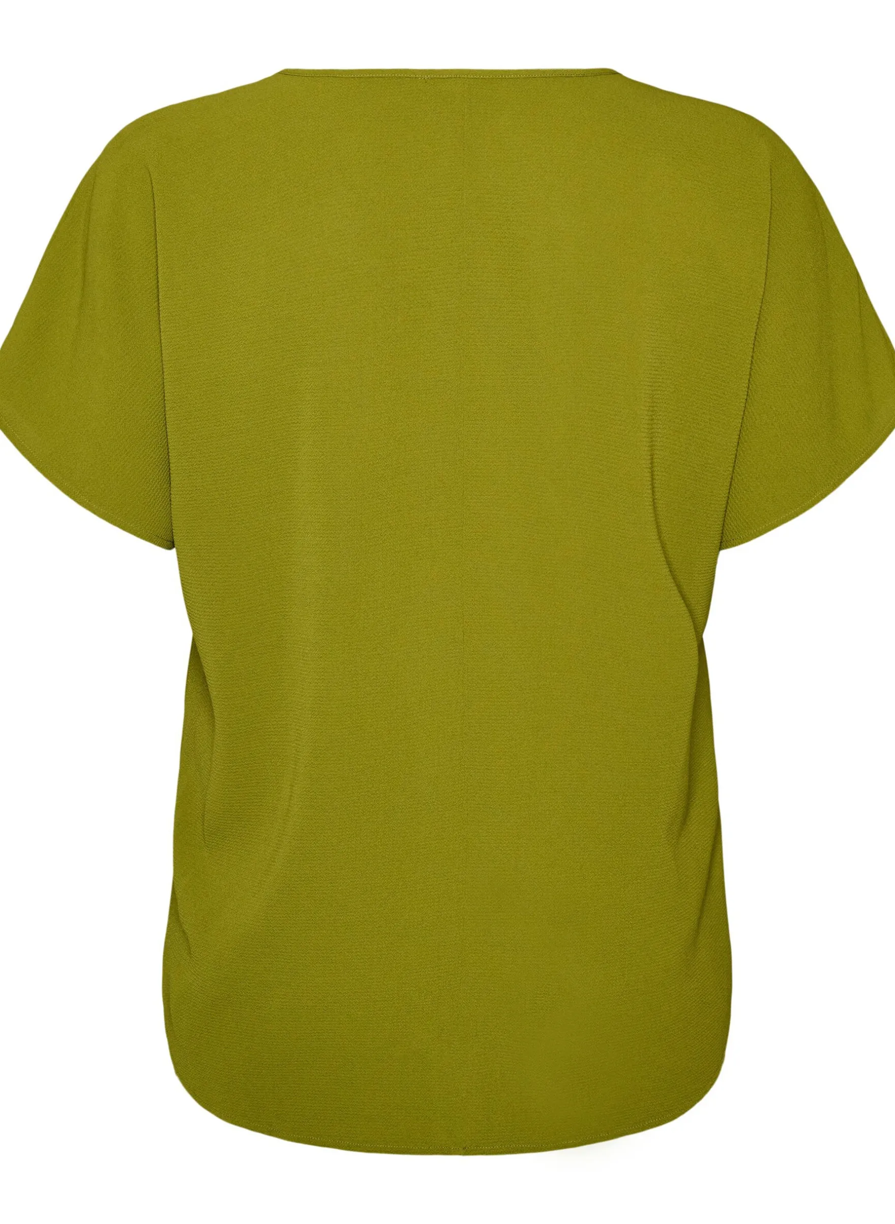 Bluse mit kurzen Ärmeln und Rundhalsausschnitt