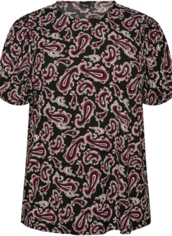 Bluse mit langen Ärmeln und Paisleymuster