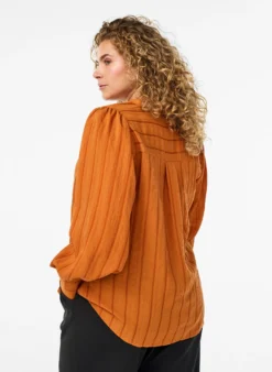 Bluse mit Längsstreifen