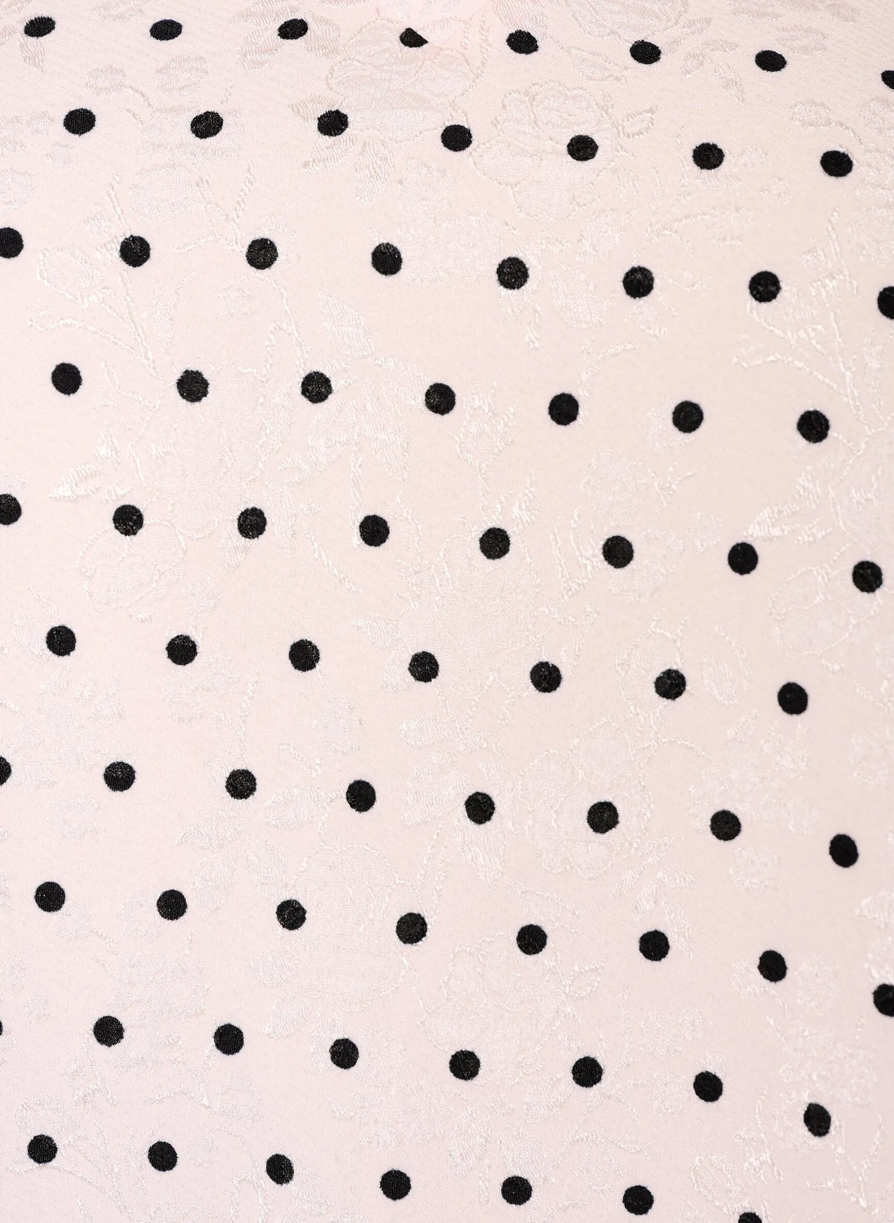 Bluse mit Polka-Dot-Muster und Ballonärmeln