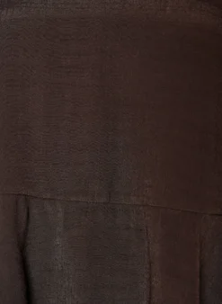 Bluse mit 3/4-Ärmeln und Rüschendetails