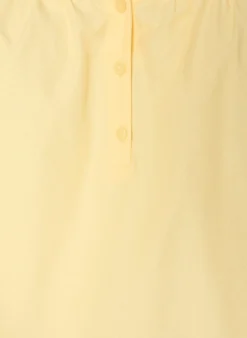 Bluse mit Smock und 3/4-Ärmeln