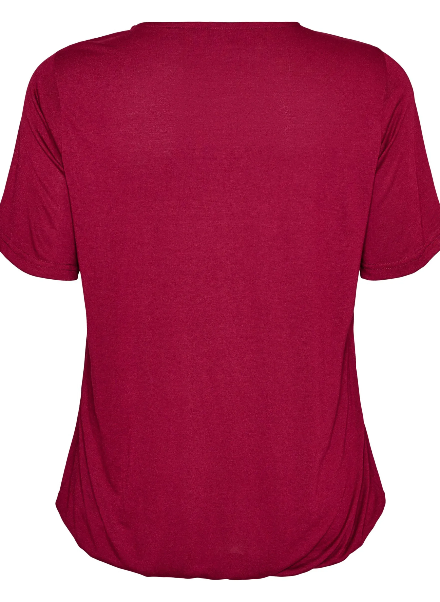 Bluse mit Spitzeneinsatz und Ballonärmeln