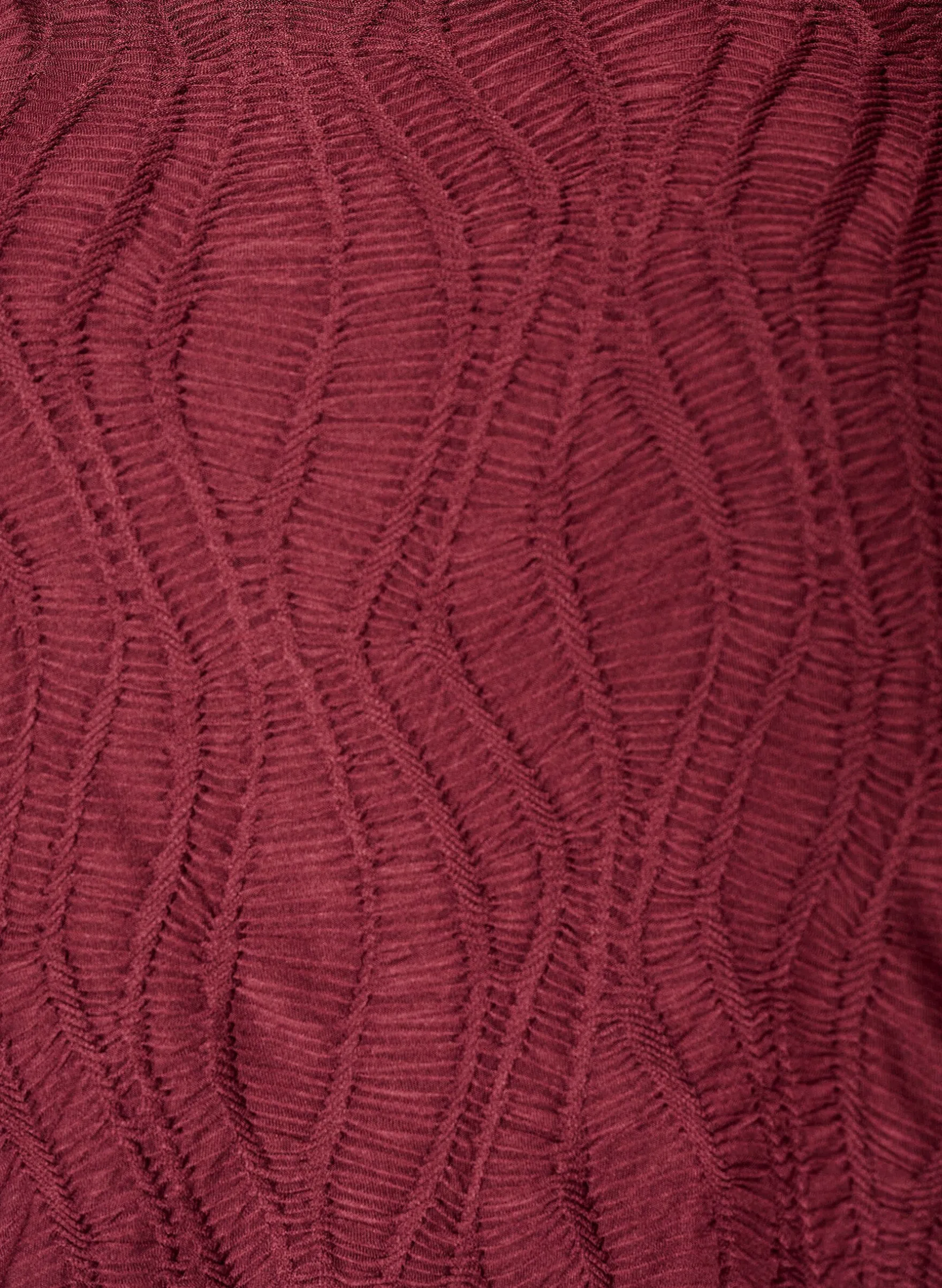 Bluse mit Struktur und 3/4-Ärmeln