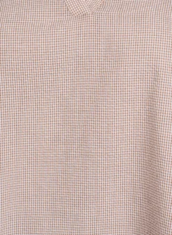 Bluse mit V-Ausschnitt und kleinen Karos