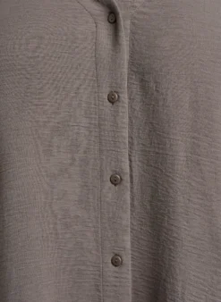 Bluse mit V-Ausschnitt und 3/4-Ärmeln