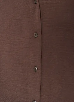 Bluse mit V-Ausschnitt und 3/4-Ärmeln