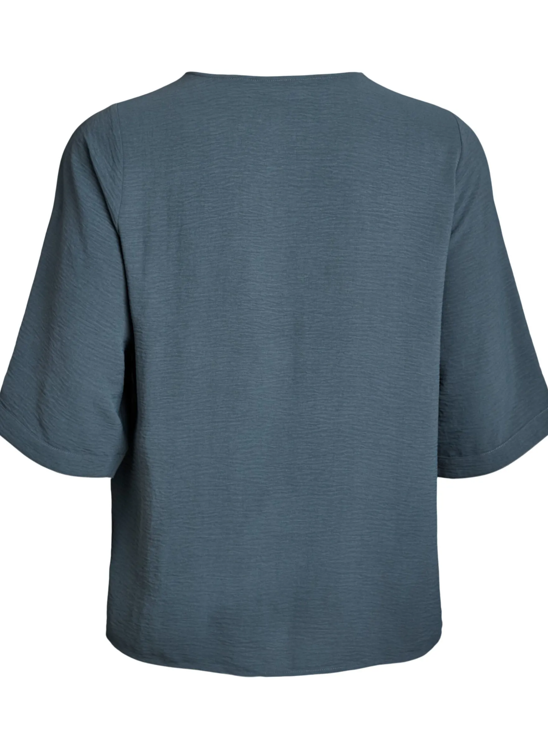 Bluse mit V-Ausschnitt und 3/4-Ärmeln