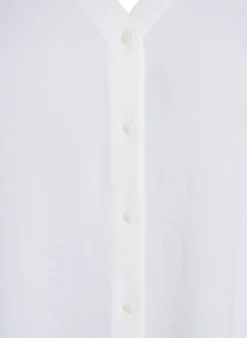 Bluse mit V-Ausschnitt und 3/4-Ärmeln