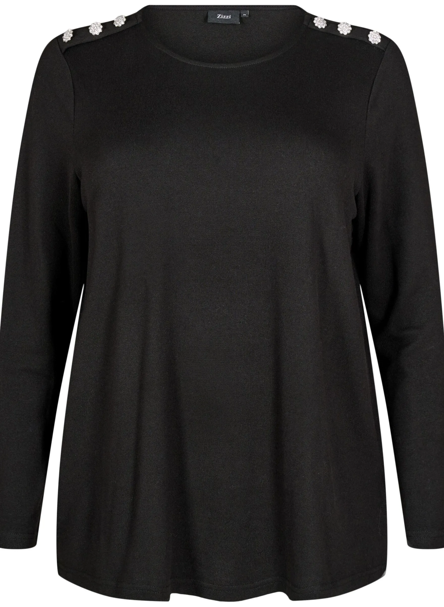 Bluse mit Zierknöpfen