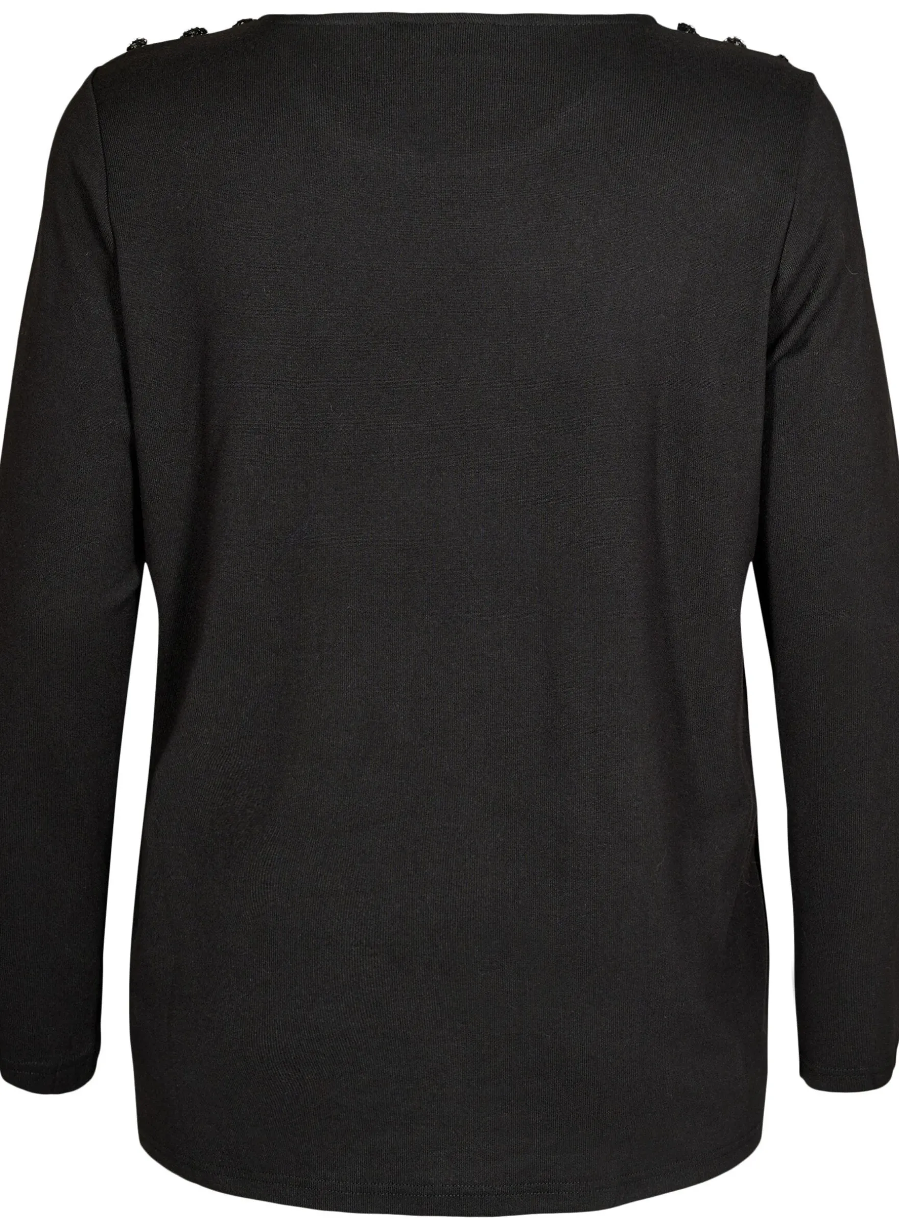 Bluse mit Zierknöpfen