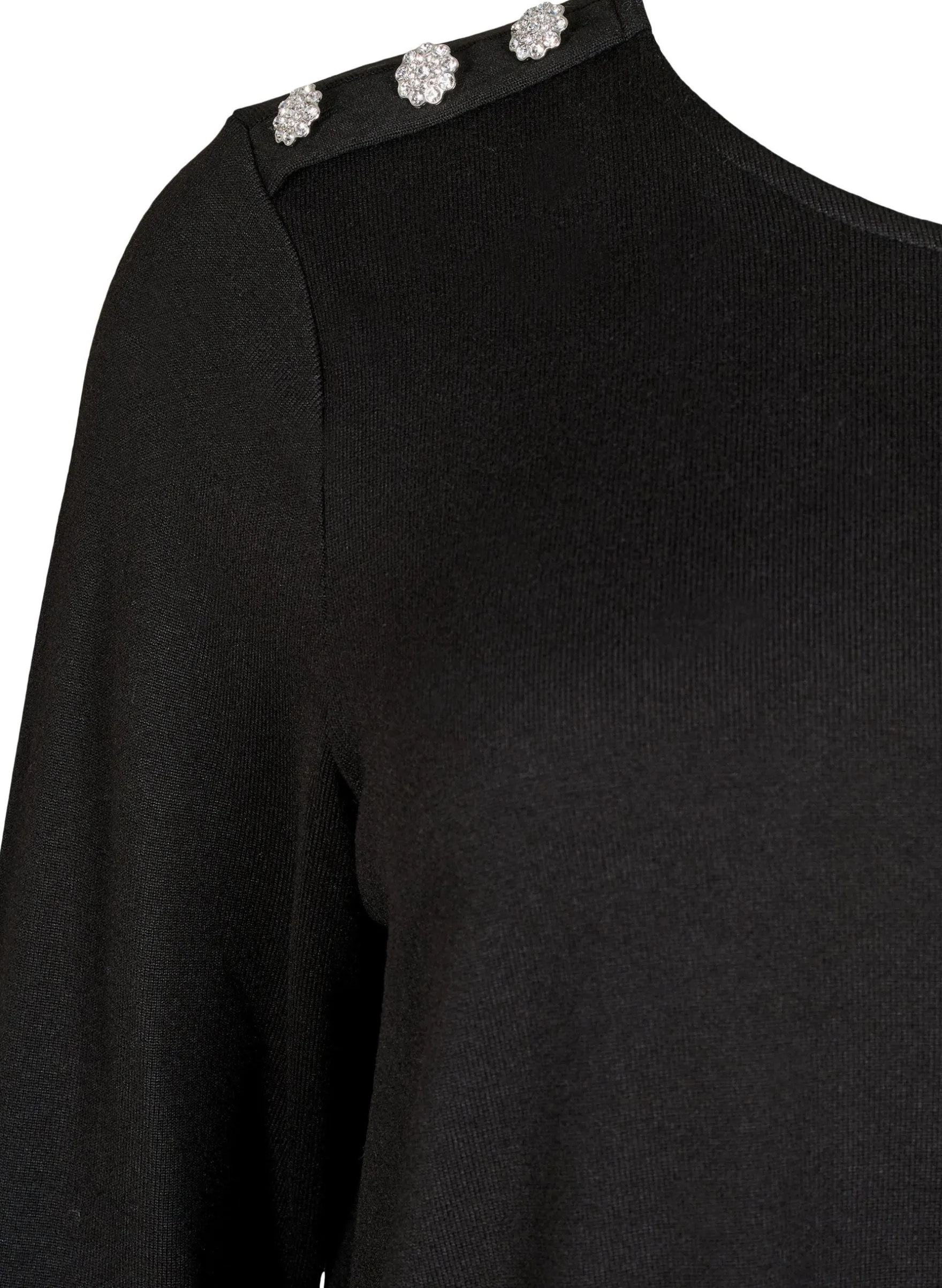 Bluse mit Zierknöpfen