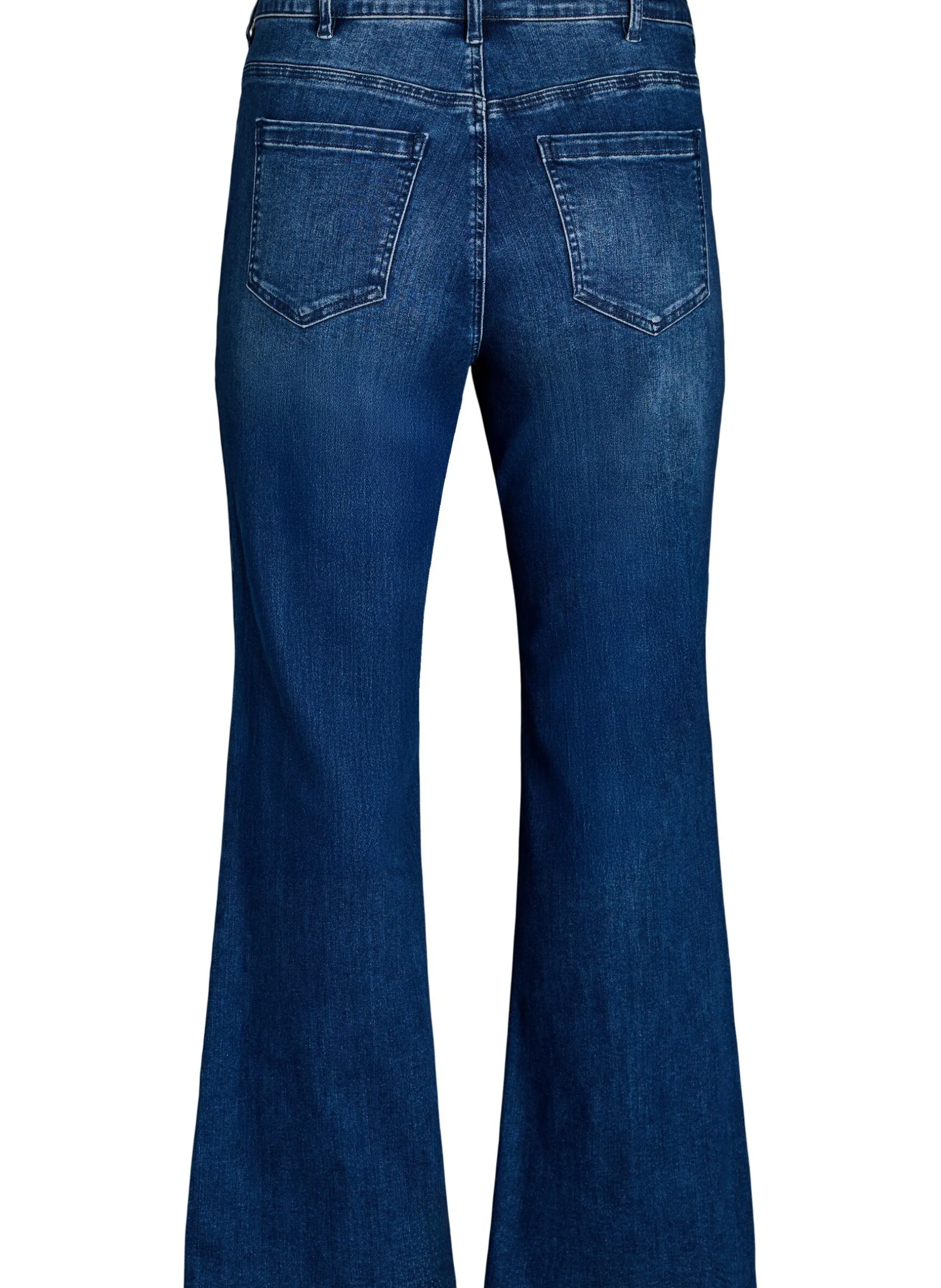 Bootcut-Jeans mit hoher Taille