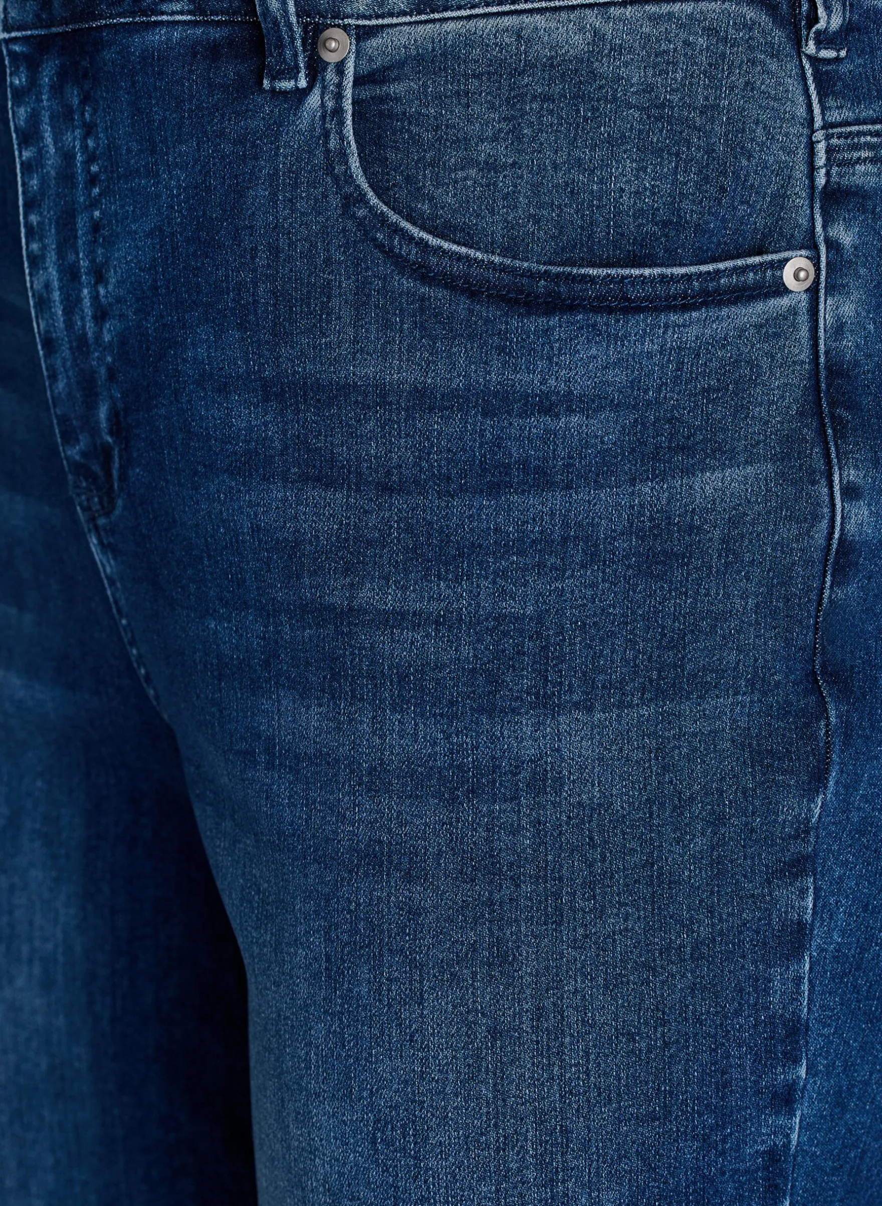 Bootcut-Jeans mit hoher Taille