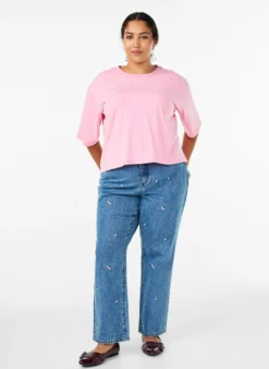 Boxy T-Shirt aus Bio-Baumwolle.
