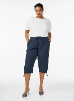 Capri-Hose aus Baumwolle