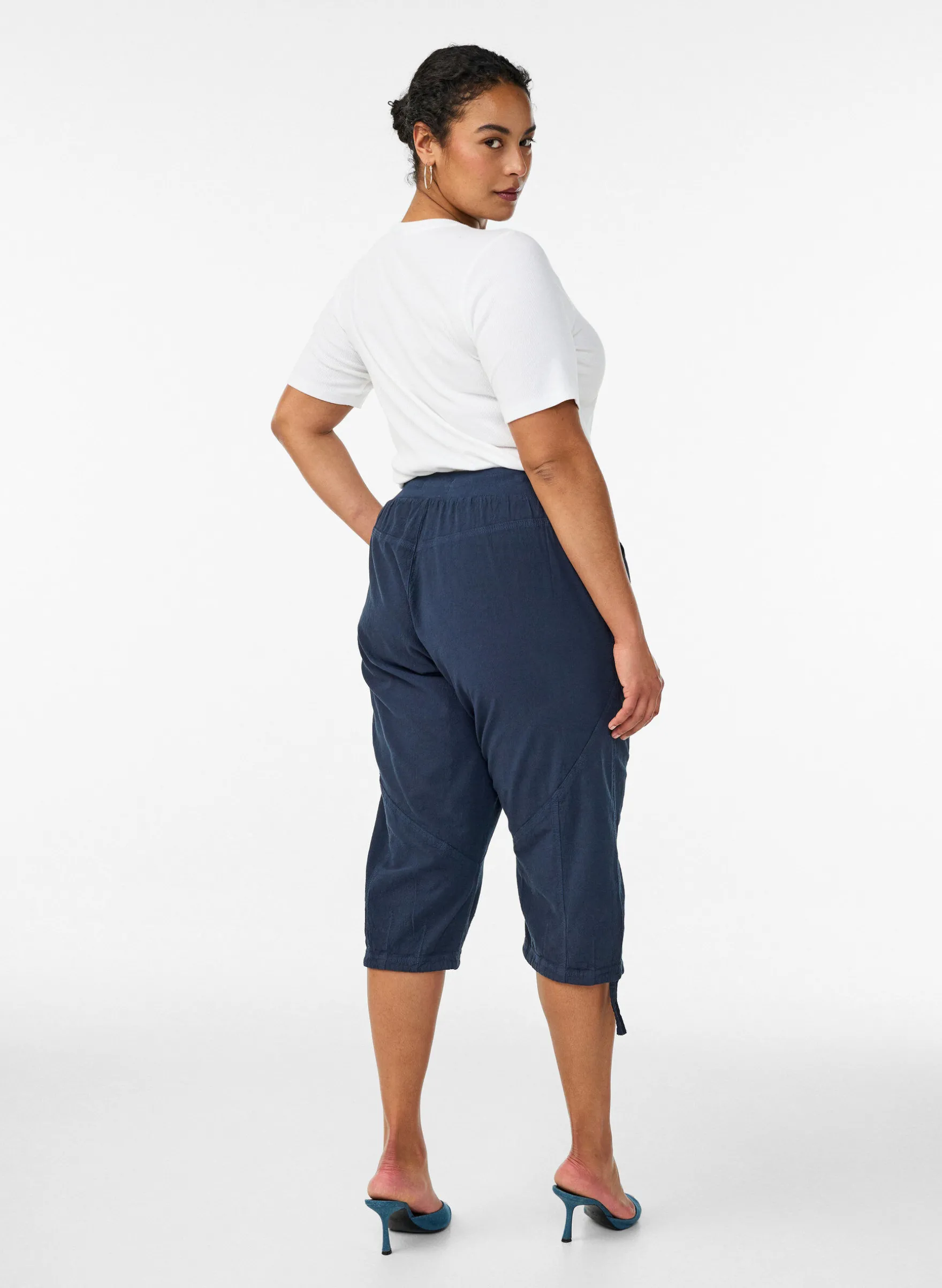 Capri-Hose aus Baumwolle