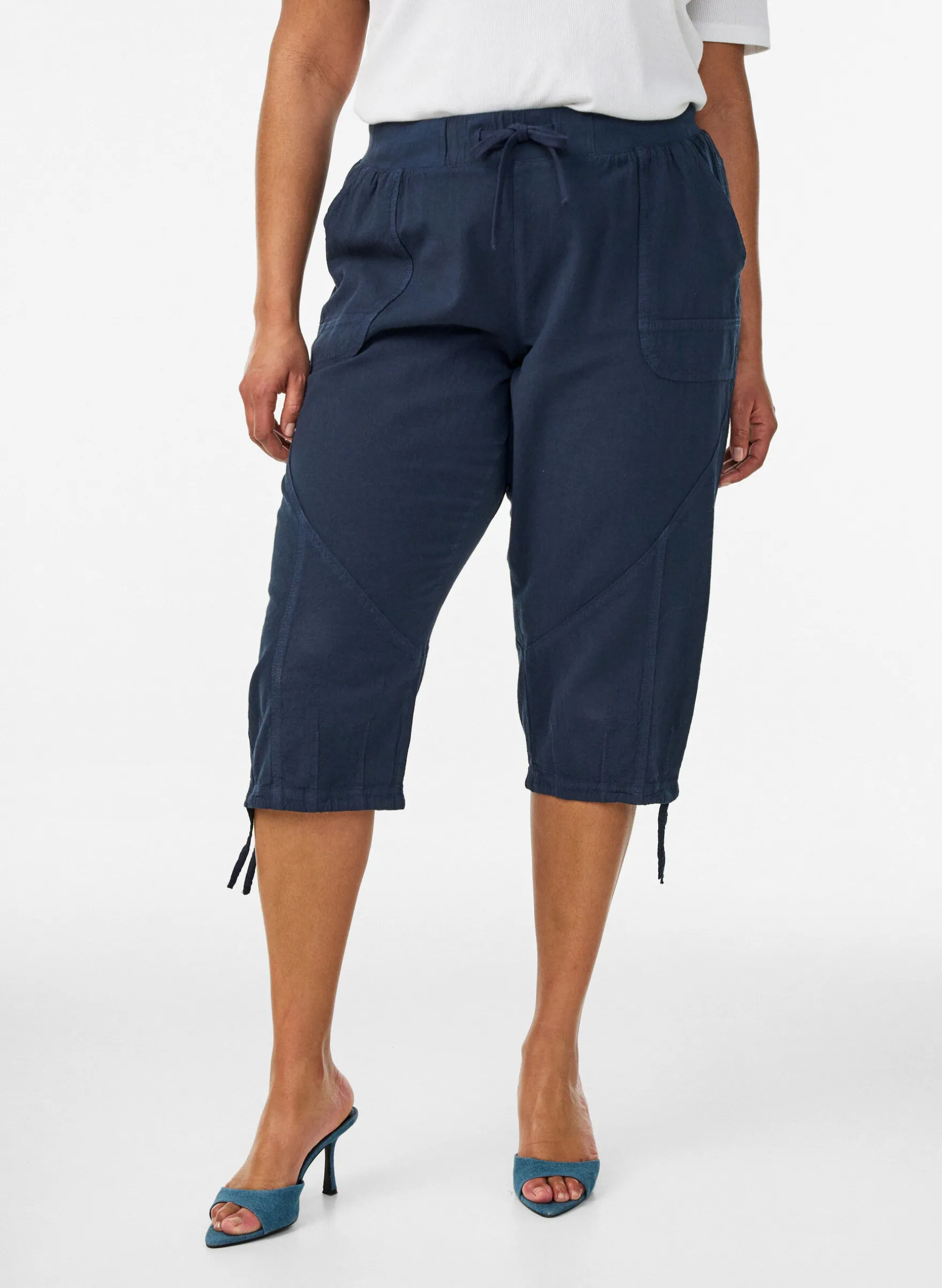 Capri-Hose aus Baumwolle