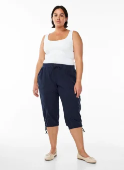 Capri-Hose aus Baumwolle