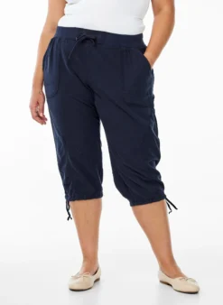 Capri-Hose aus Baumwolle