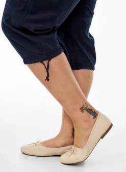 Capri-Hose aus Baumwolle