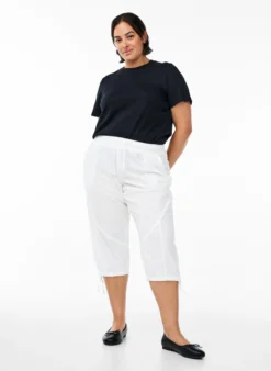 Capri-Hose aus Baumwolle