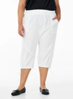 Capri-Hose aus Baumwolle