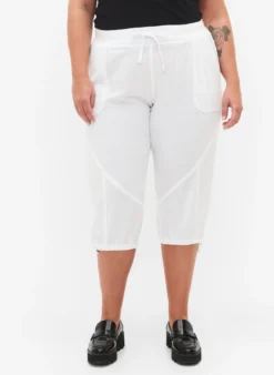 Capri-Hose aus Baumwolle