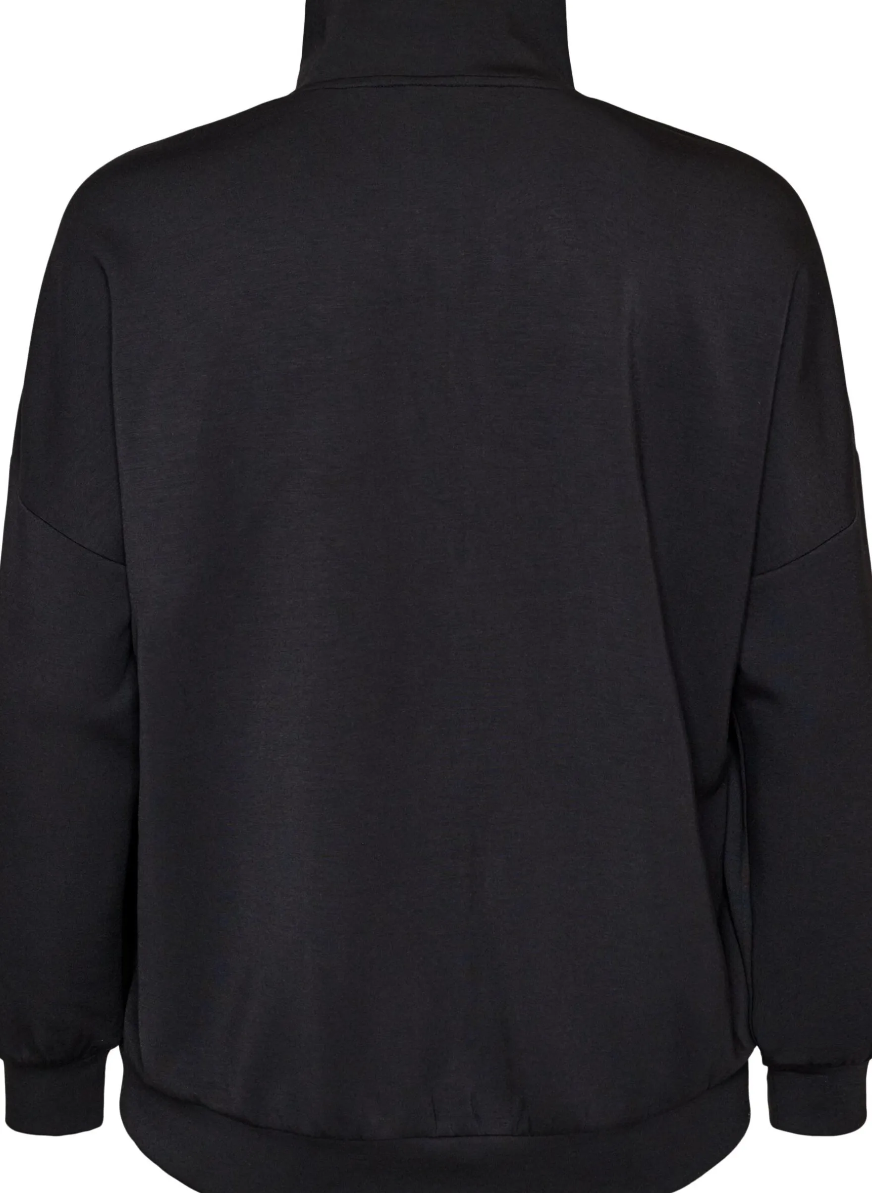 Cardigan aus Jersey mit Reißverschluss und hohem Kragen