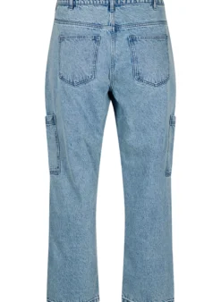Cargojeans mit hoher Taille