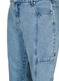 Cargojeans mit hoher Taille