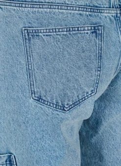 Cargojeans mit hoher Taille